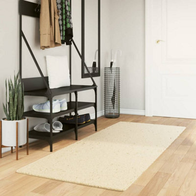 Walplus Rug Huarte Short Pile Soft And Washable Cream 80X200 Cm - image 1