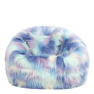icon Kids Classic Faux Fur Bean Bag Chair Unicorn Bean Bags For Children - image 1