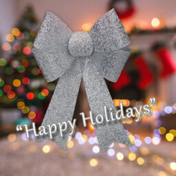 Tinsel Bow Light Up Christmas Decoration X 1 29Cm X 43Cm X 10Cm Silver - thumbnail 4