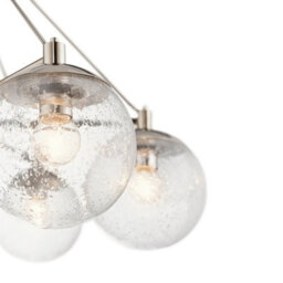 Luminosa Lighting Elstead Kichler Marilyn 6 Light Chandelier Polished Nickel - thumbnail 3