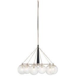 Luminosa Lighting Elstead Kichler Marilyn 6 Light Chandelier Polished Nickel - thumbnail 4