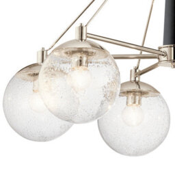 Luminosa Lighting Elstead Kichler Marilyn 6 Light Chandelier Polished Nickel - thumbnail 5