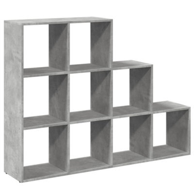 Berkfield Durable Room Divider Bookcase 3-Tier Concrete Grey 137.5X29X103.5 Cm Engineered Wood - image 1