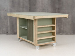 Arbor Garden Solutions Art/craft Table, Project Workbench With Storage V.3. (L-180 X D-122 X H-90Cm) - thumbnail 4