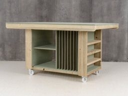 Arbor Garden Solutions Art/craft Table, Project Workbench With Storage V.3. (L-180 X D-122 X H-90Cm) - thumbnail 5