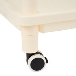 Living And Home Cream-Colored Four-Tier Multi-Functional Plastic Storage Shelf For Home Use, 57Cm (W) X 35.5Cm (D) X 109Cm (H) - thumbnail 7