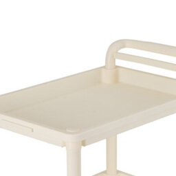 Living And Home Cream-Colored Four-Tier Multi-Functional Plastic Storage Shelf For Home Use, 57Cm (W) X 35.5Cm (D) X 109Cm (H) - thumbnail 6