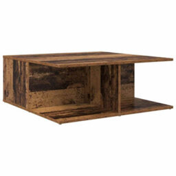 Berkfield Coffee Table Old Wood 80 X 80 X 31 Cm Engineered Wood - thumbnail 8