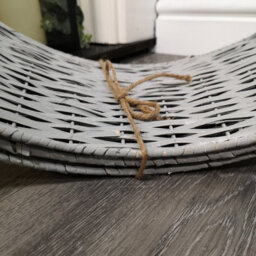 48Or70Cm Samuel Alexander Kd Willow Christmas Tree Skirt Wicker Rattan  Large Light Grey - thumbnail 5