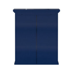 Teamson Home Bathroom Wall Cabinet, Wooden Cabinet With 2 Doors, Bathroom Furniture, Bathroom Storage, Navy Blue - thumbnail 5