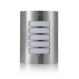 Auraglow Dusk Till Dawn Daylight Sensor Outdoor Wall Light  - Stainless Steel - Fitting Only - thumbnail 1