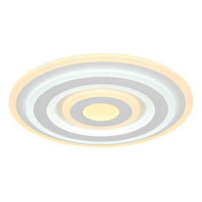 Luminosa Lighting Luminosa Alois Integrated Led Semi Flush Ceiling Light White Matt Led 2700-6500K - image 1
