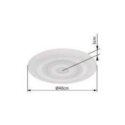 Luminosa Lighting Luminosa Alois Integrated Led Semi Flush Ceiling Light White Matt Led 2700-6500K - thumbnail 7