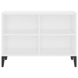 Berkfield Industrial Tv Cabinet With Metal Legs White 69.5X30X50 Cm - thumbnail 4