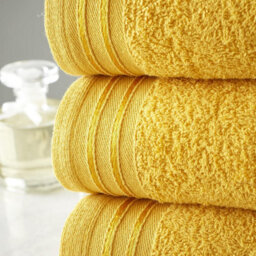 Gc Gaveno Cavailia 4 Pack Wilsford Supreme Bath Sheet Ochre Highly Absorbent Egyptian Cotton Towel Set - thumbnail 2