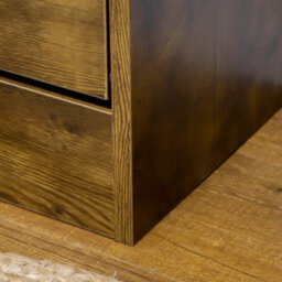 Wyld Haus Zilado Rustic Brown Slim Shoe Cabinet - 2 Flip Doors, Adjustable Shelves, Fits 12 Pairs - thumbnail 9