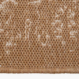 Pacific Lifestyle Outdoor Indoor Natural And White Vintage Pattern Rug - thumbnail 3