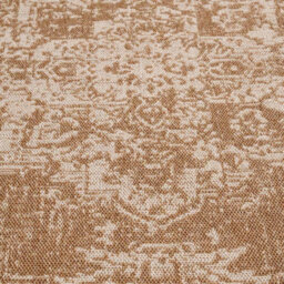 Pacific Lifestyle Outdoor Indoor Natural And White Vintage Pattern Rug - thumbnail 4