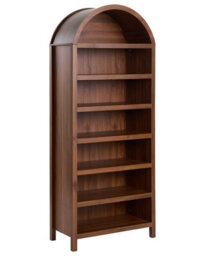 Wyld and Coco Luxecasa Shoe Storage Cabinet, Dark Brown Mdf, 6 Adjustable Compartments, Tall Compact Design - thumbnail 3