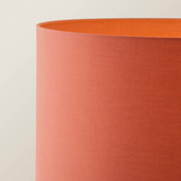ValueLights Morrigan Mid Wood Shelf Floor Lamp With Rust Drum Shade And Bulb - thumbnail 4