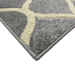 Portland Grey & White Geometric Small Rug, (L)150Cm X (W)80Cm - thumbnail 5