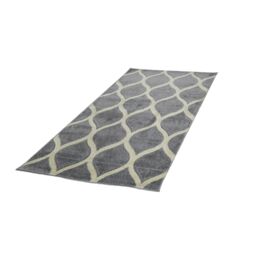 Portland Grey & White Geometric Small Rug, (L)150Cm X (W)80Cm - thumbnail 2
