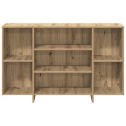 Berkfield Sideboard Artisan Oak 120 X 30 X 75 Cm Engineered Wood - thumbnail 4