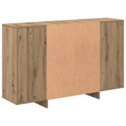Berkfield Sideboard Artisan Oak 120 X 30 X 75 Cm Engineered Wood - thumbnail 6