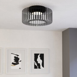 Eglo Ginestrone-Z Black Steel Rgb Ceiling Light
