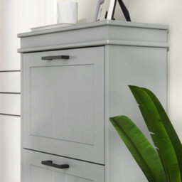 Wyld Haus Keliba Kaha Grey Slim 3-Drawer Tilt-Out Shoe Cabinet, Medium, 540mm W - thumbnail 8