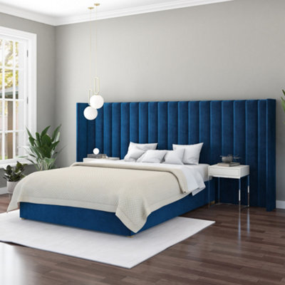 Aspire Grandeur Headboard In Plush Navy - image 1