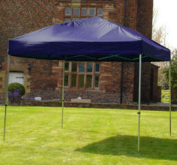 Crocodile Trading 3M X 3M Trader-Max 30 Commercial Instant Shelter Pop Up Gazebos Frame & Canopy - Navy Blue - thumbnail 4
