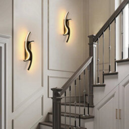 12W Modern Led Wall Lamp Indoor Acrylic Warm White Wall Light Bedroom Hallway - thumbnail 5