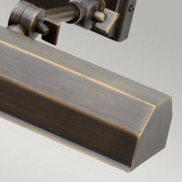 Luminosa Lighting Elstead Chawton 2 Light Medium Picture Wall Light Bronze, E14 - thumbnail 4