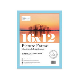 16X12 Light Blue Picture Frame (40.6 X 30.5Cm) Poster, Photo, Artwork, Gallery Wall Or Print