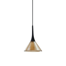 Ideal Lux Luminosa Cocktail Dome Pendant Ceiling Light Amber 1X Led 670Lm 3000K - thumbnail 1
