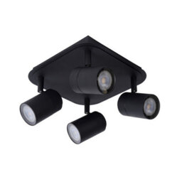 Lucide Lennert 4 Light Led Spotlight Plate Black - thumbnail 3