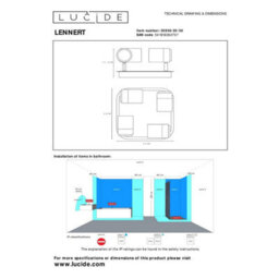 Lucide Lennert 4 Light Led Spotlight Plate Black - thumbnail 9