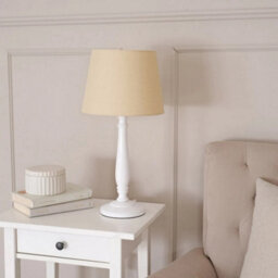 Traditional Wooden Candle Stick Table Lamp Base Living Room Bedroom Lounge Light - thumbnail 5