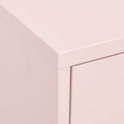 Berkfield Storage Cabinet Pink 80X35X101.5 Cm Steel - thumbnail 8