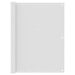 Berkfield Balcony Screen White 120X500 Cm Hdpe