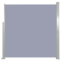 Berkfield Retractable Side Awning 140 X 300 Cm Grey - thumbnail 2