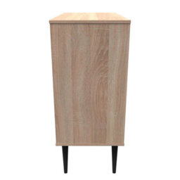 Fuji 4 Drawer Chest Of Drawers In Bardolino Oak (Ready Assembled) - thumbnail 2