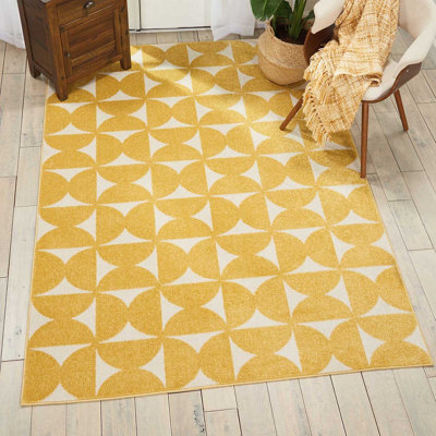 Nourison Harper Ds301 Yellow Rug-160Cm X 220Cm - image 1