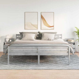 Berkfield Durable Bedside Cabinets 2 Pcs With 2 Drawers Concrete Grey 40X33X60 Cm - thumbnail 3