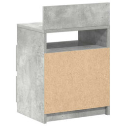 Berkfield Durable Bedside Cabinets 2 Pcs With 2 Drawers Concrete Grey 40X33X60 Cm - thumbnail 8