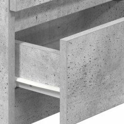 Berkfield Durable Bedside Cabinets 2 Pcs With 2 Drawers Concrete Grey 40X33X60 Cm - thumbnail 9