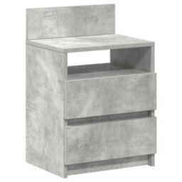Berkfield Durable Bedside Cabinets 2 Pcs With 2 Drawers Concrete Grey 40X33X60 Cm - thumbnail 6