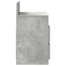 Berkfield Durable Bedside Cabinets 2 Pcs With 2 Drawers Concrete Grey 40X33X60 Cm - thumbnail 7