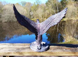 Inspirational Gifting Flying Duck Garden Sculpture Ornament Decor - thumbnail 5